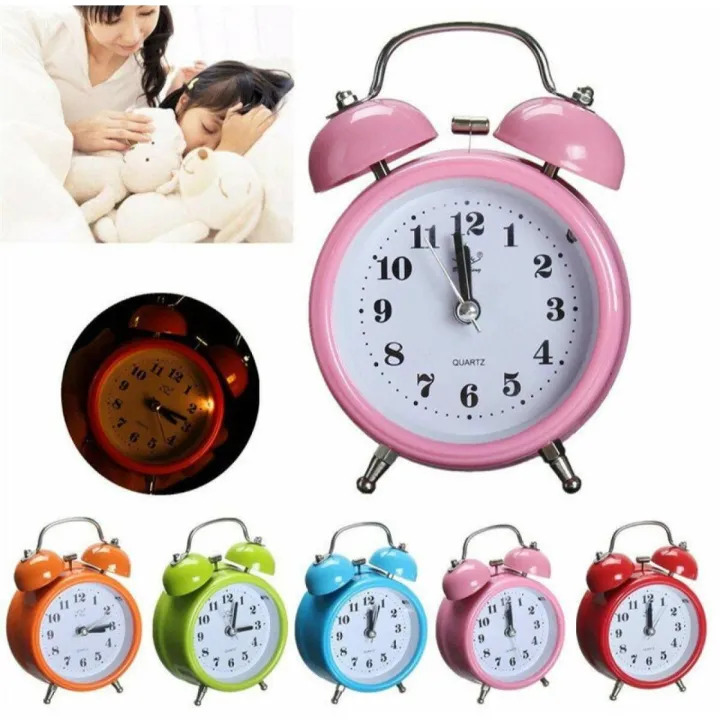 Double Bell Desk Table Alarm Clock