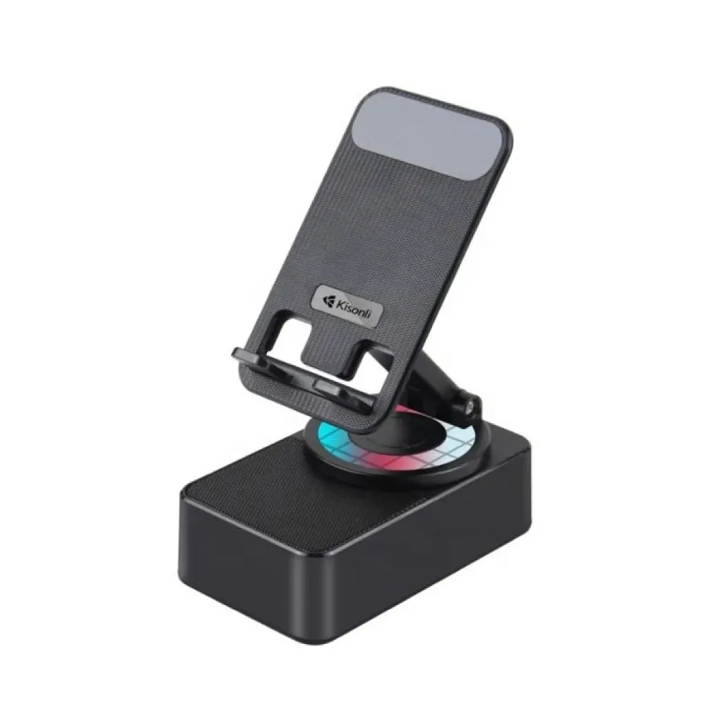 Kisonli M-1 Portable Bluetooth Speaker With Mobile Stand