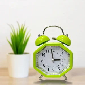 Table Clock With Double Bell Alarm