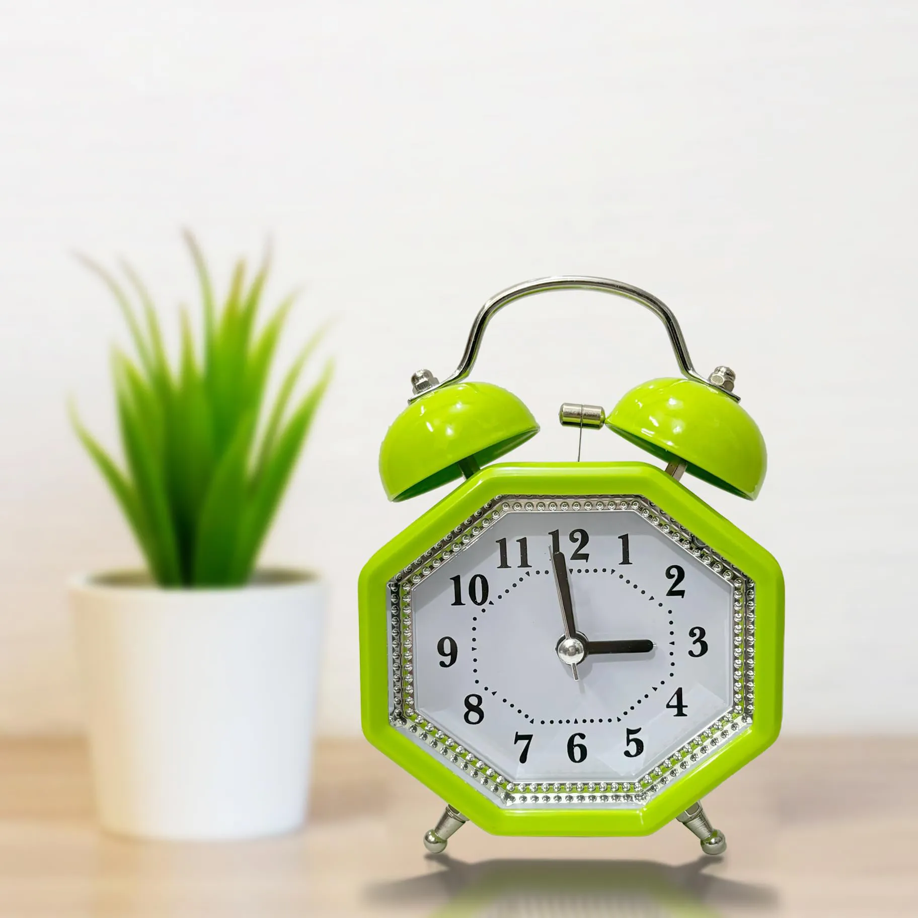 Table Clock With Double Bell Alarm