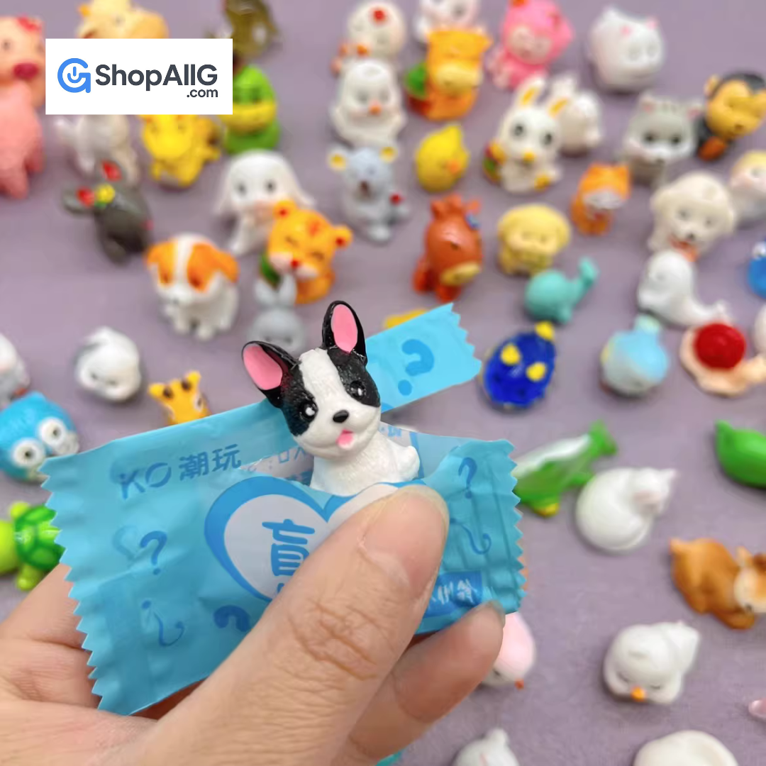 Miniature Animal Blind Bag Toy for Kids – Surprise Resin Mini Tiger, Rabbit & Glow Animal Collectible Figures - Image 5
